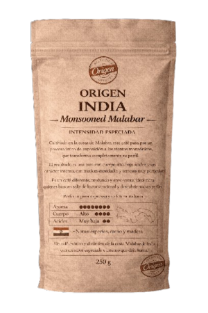 India Monsooned Malabar - Intensidad especiada · 250gr