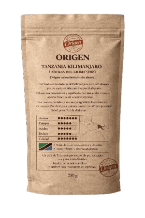 Tanzania Kilimanjaro - Intensidad afrutada · 250gr